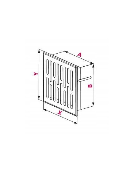 Awenta Kratka wentylacyjna M 14X14 M1N