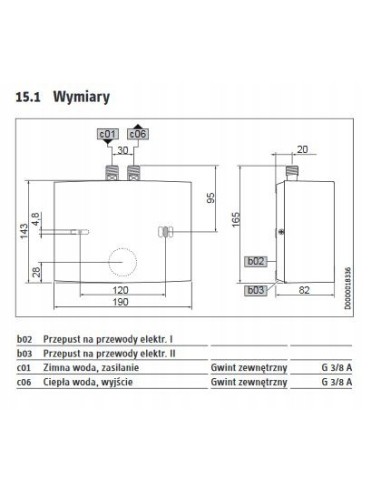 STIEBEL PODGRZEWACZ WODY EIL 3 PLUS 200138