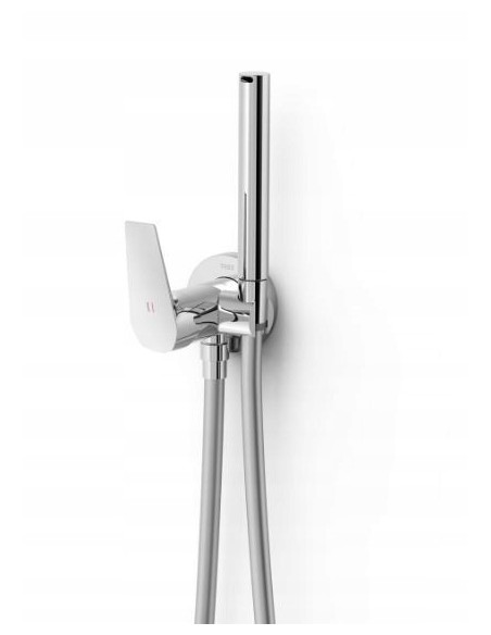 Bateria bidetowa podtynkowa Tres Canigó-Tres Plus srebrny 21712301