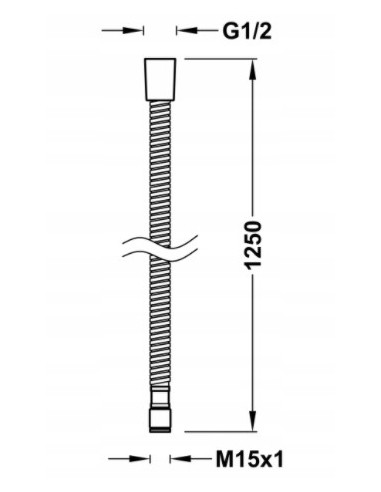 TRES WZOMCNIONY WĄŻ METALOWY srebrny 9134867