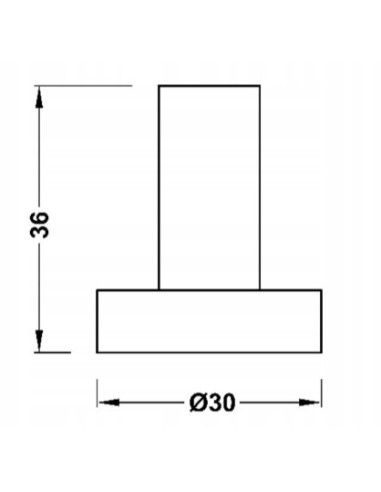 TRES Wieszak na ręcznik złoty 24-k 16123620OR