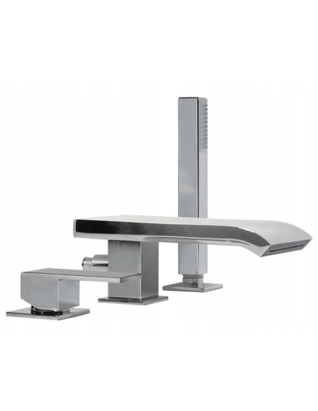 Bateria wannowo-prysznicowa jednouchwytowa Tres Max srebrny 06216102