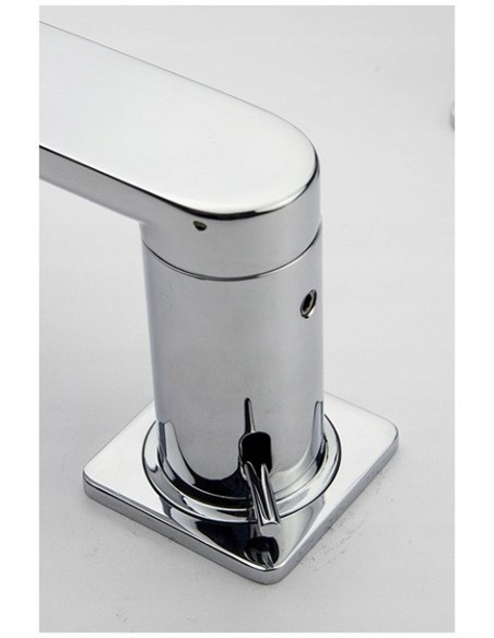 Bateria wannowo-prysznicowa jednouchwytowa Tres Loft srebrny 20016203