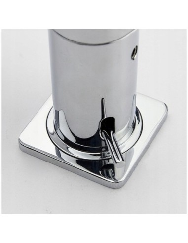 Bateria wannowo-prysznicowa jednouchwytowa Tres Loft srebrny 20016203