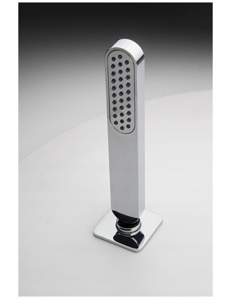 Bateria wannowo-prysznicowa jednouchwytowa Tres Loft srebrny 20016203