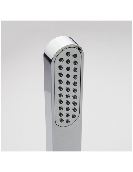 Bateria wannowo-prysznicowa jednouchwytowa Tres Loft srebrny 20016203