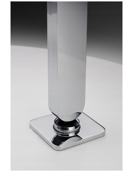 Bateria wannowo-prysznicowa jednouchwytowa Tres Loft srebrny 20016203