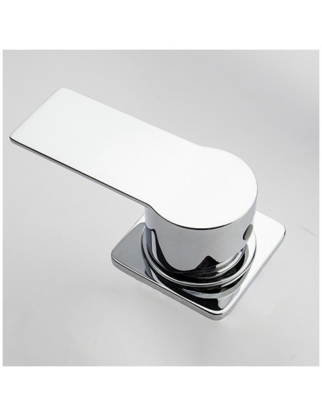 Bateria wannowo-prysznicowa jednouchwytowa Tres Loft srebrny 20016203