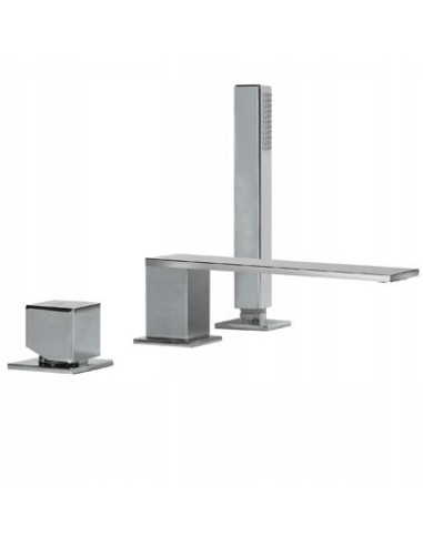 Bateria wannowa nawannowa TRES Cuadro srebrny 00616104