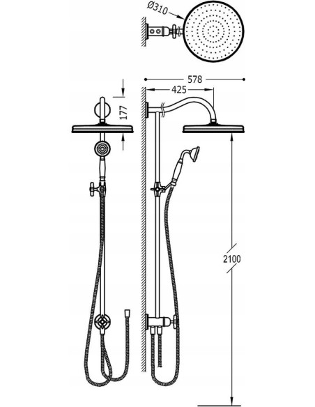 TRES KPL. SŁUCHAWKA+DRĄŻĘK Tres 24247601