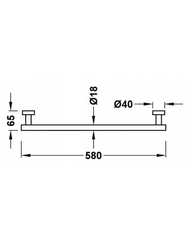 TRES Accesorios Banyo Haczyk na ręcznik 16123602