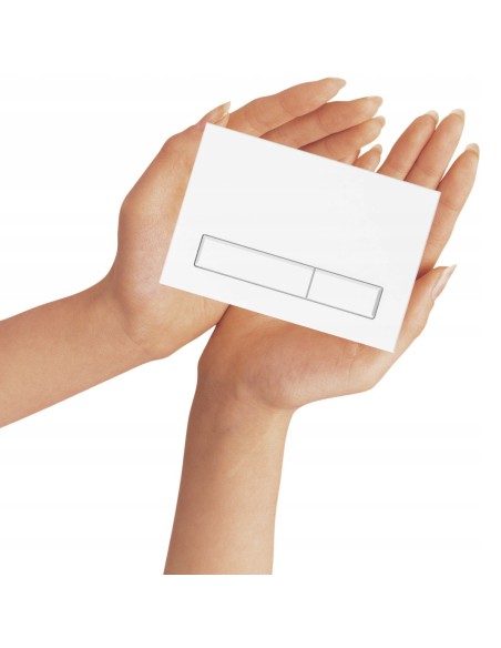 KKPOL PŁYTKA PRZYCISK SPŁUKUJĄCY M08 BIAŁY SPP/380/0/K