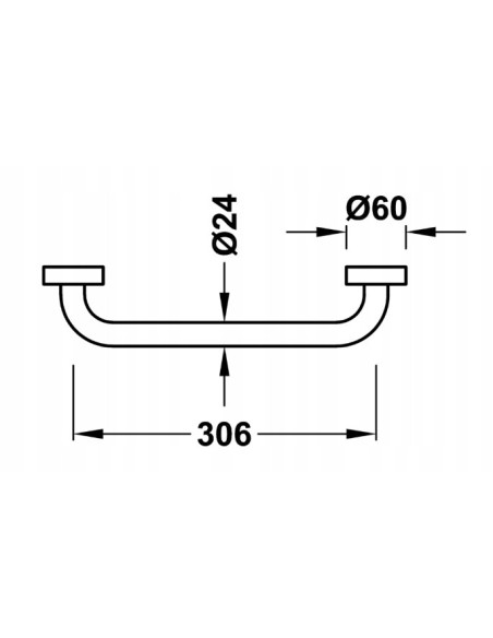 TRES Accesorios Banyo Uchwyt do wanny 134184