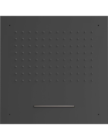 TRES Barras Ducha Y Natrysk Sufitowy 500 mm Czarny Mat 29995501NM