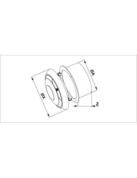 Anemostat wentylacyjny Awenta fi 100 mm biały AN1