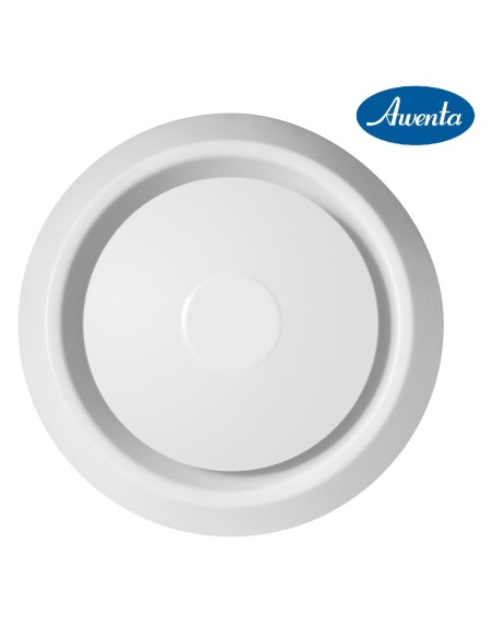 Anemostat wentylacyjny Awenta fi 100 mm biały AN1