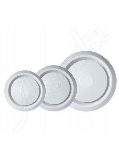 Anemostat wentylacyjny Awenta fi 100 mm biały AN1