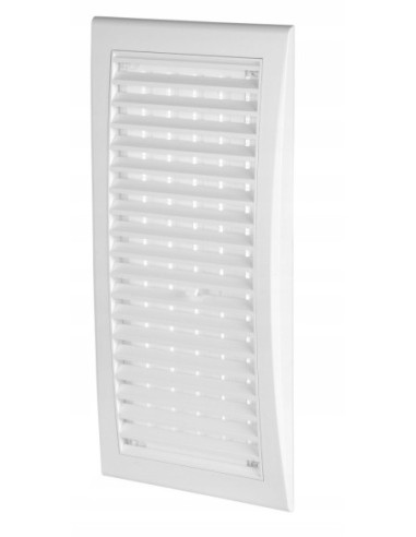 Kratka wentylacyjna Z żaluzją Awenta biały TL8