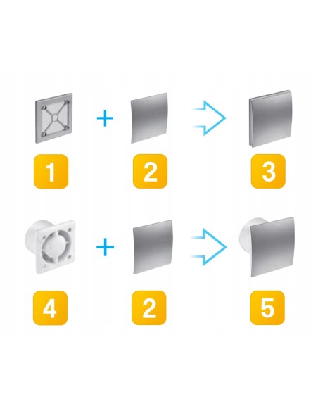 Wentylator łazienkowy Awenta KWS100T 100 mm