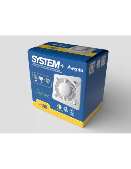 Wentylator łazienkowy Awenta KWS100T 100 mm