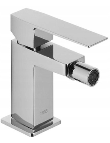 Bateria bidetowa Tres Slim Exclusive srebrny 20212001