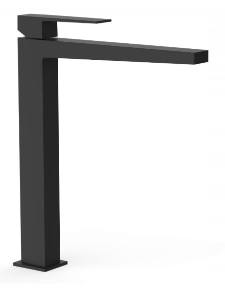 Bateria umywalkowa stojąca Tres Slim czarny 20210305NM