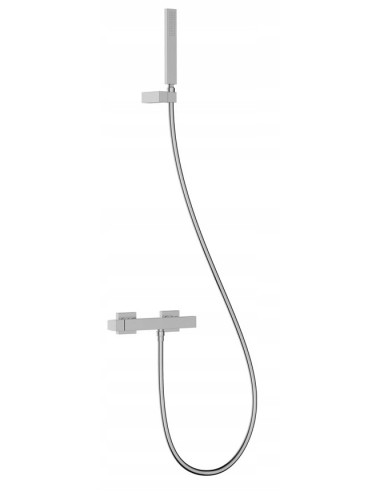 Bateria prysznicowa Tres Slim Exclusive srebrny 20216701