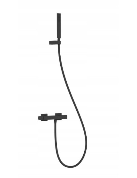 Bateria prysznicowa Tres Slim Exclusive czarny 20216701NM