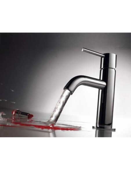 Bateria umywalkowa stojąca Tres STUDY EXCLUSIVE srebrny 26290301BM