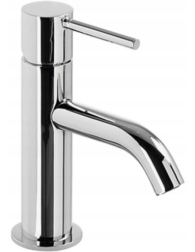 Bateria umywalkowa stojąca Tres Study srebrny 26290301D