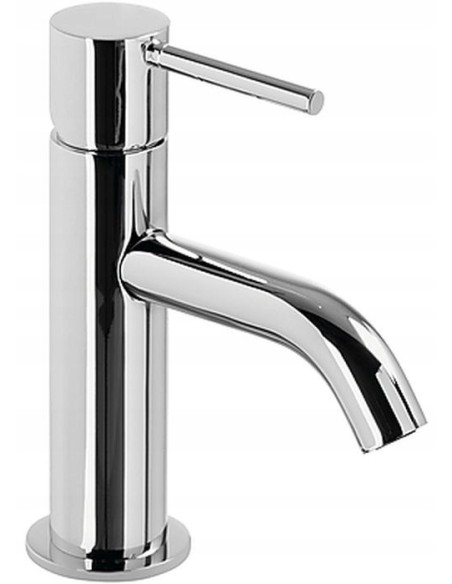 Bateria umywalkowa stojąca Tres Study srebrny 26290301D