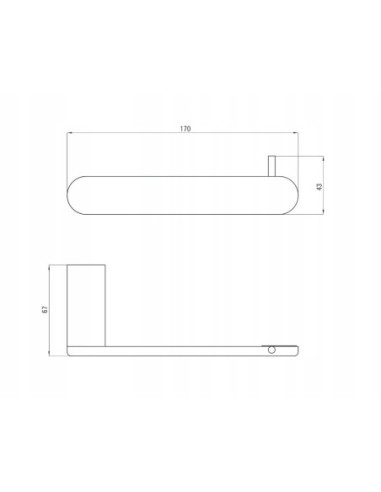 Uchwyt na papier Deante ADR_0211