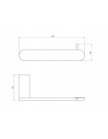 Uchwyt na papier Deante ADR_0211