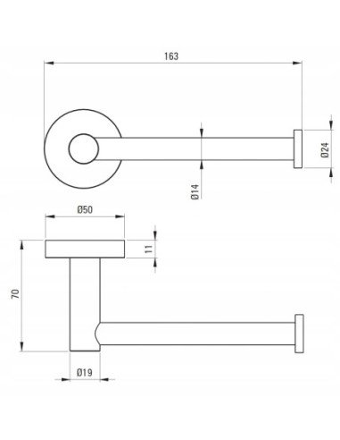 Uchwyt na papier Deante ADJ_N211