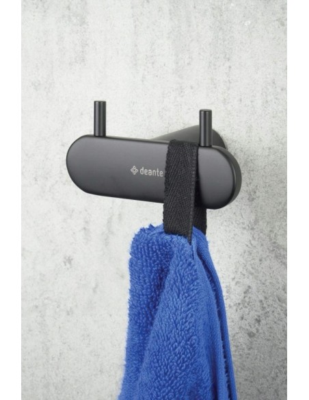 Haczyk na kołki Deante czarny ADR_N121