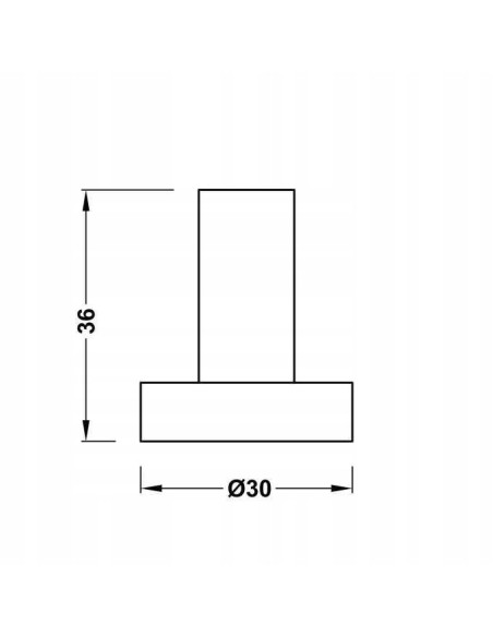 Tres Max Wieszak na ręcznik Matowe złoto 24K mat 16123620OM