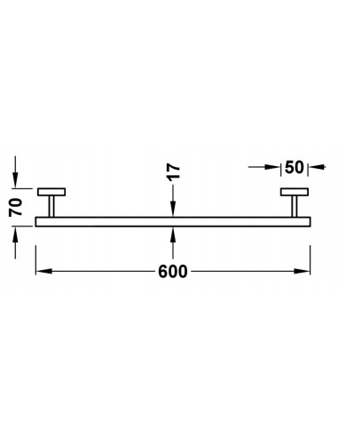 TRES Accesorios Banyo Haczyk na ręcznik złoto 10723603OR