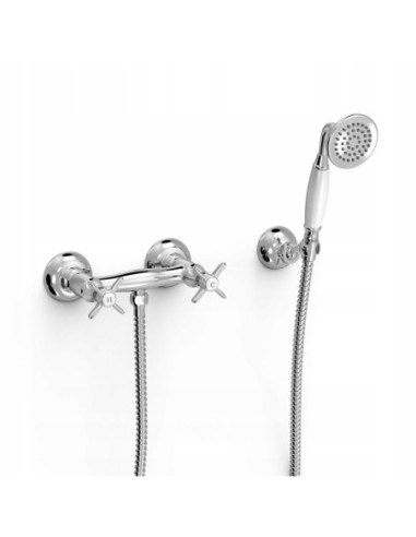 Bateria prysznicowa TRES Clasic srebrny 24216301