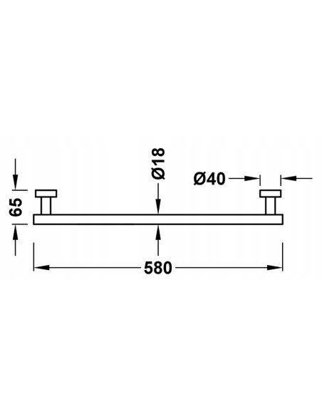 TRES Accesorios Banyo Haczyk na ręcznik złoto 24K 16123602OR