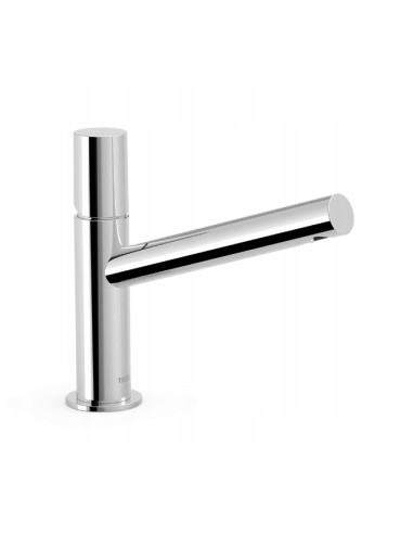 Bateria umywalkowa stojąca Tres srebrny 6120301