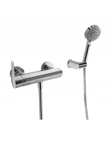 Bateria prysznicowa Tres LEX srebrny 181468