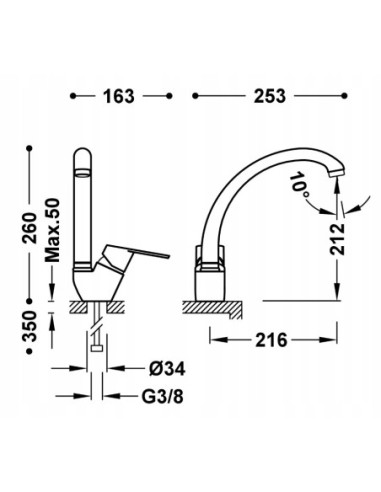 Bateria kuchenna stojąca TRES Cocina srebrny 139441