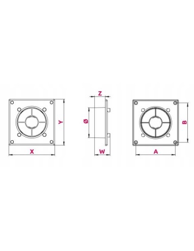 Awenta Ramka panelu fi100 RWO100