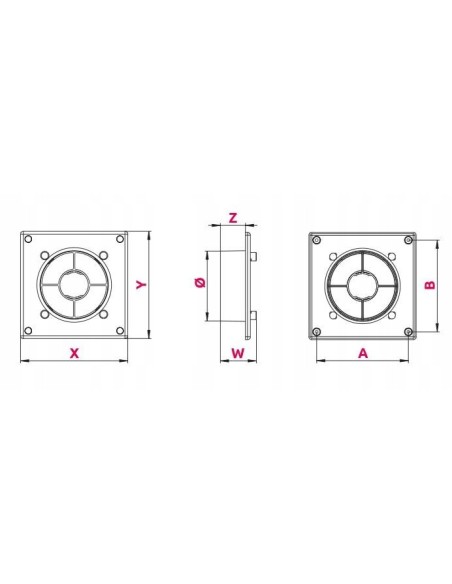 Awenta Ramka panelu fi100 RWO100