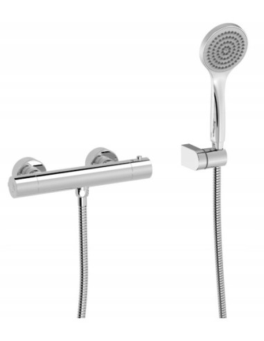 Bateria prysznicowa Tres BASE-TRES PLUS srebrny 21616409