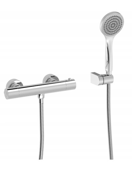 Bateria prysznicowa Tres BASE-TRES PLUS srebrny 21616409