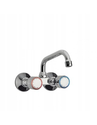 Bateria kuchenna ścienna TRES Cocina srebrny 123215