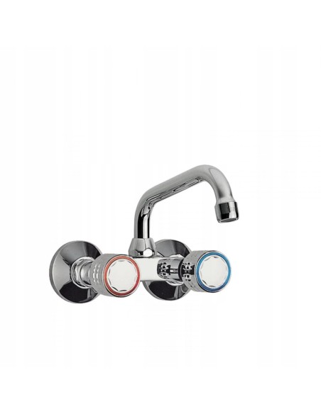 Bateria kuchenna ścienna TRES Cocina srebrny 123215