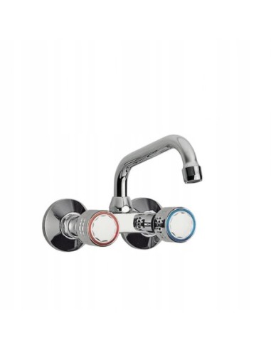 Bateria kuchenna ścienna TRES Cocina srebrny 123230