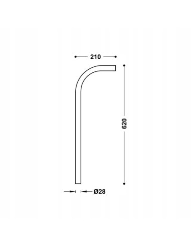 TRES RURA DO BATERII CZASOWEJ DO PISUARU CHROM 13420503